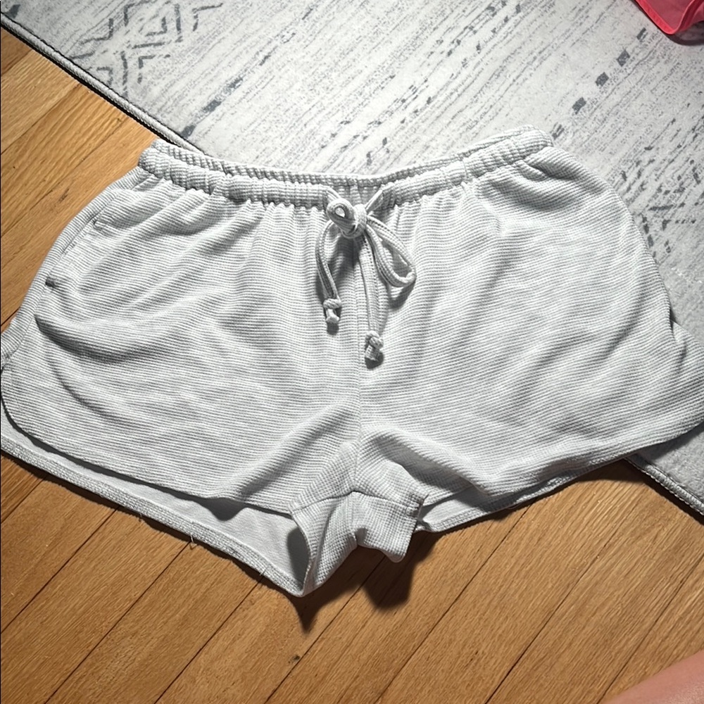 Light Gray Casual Shorts